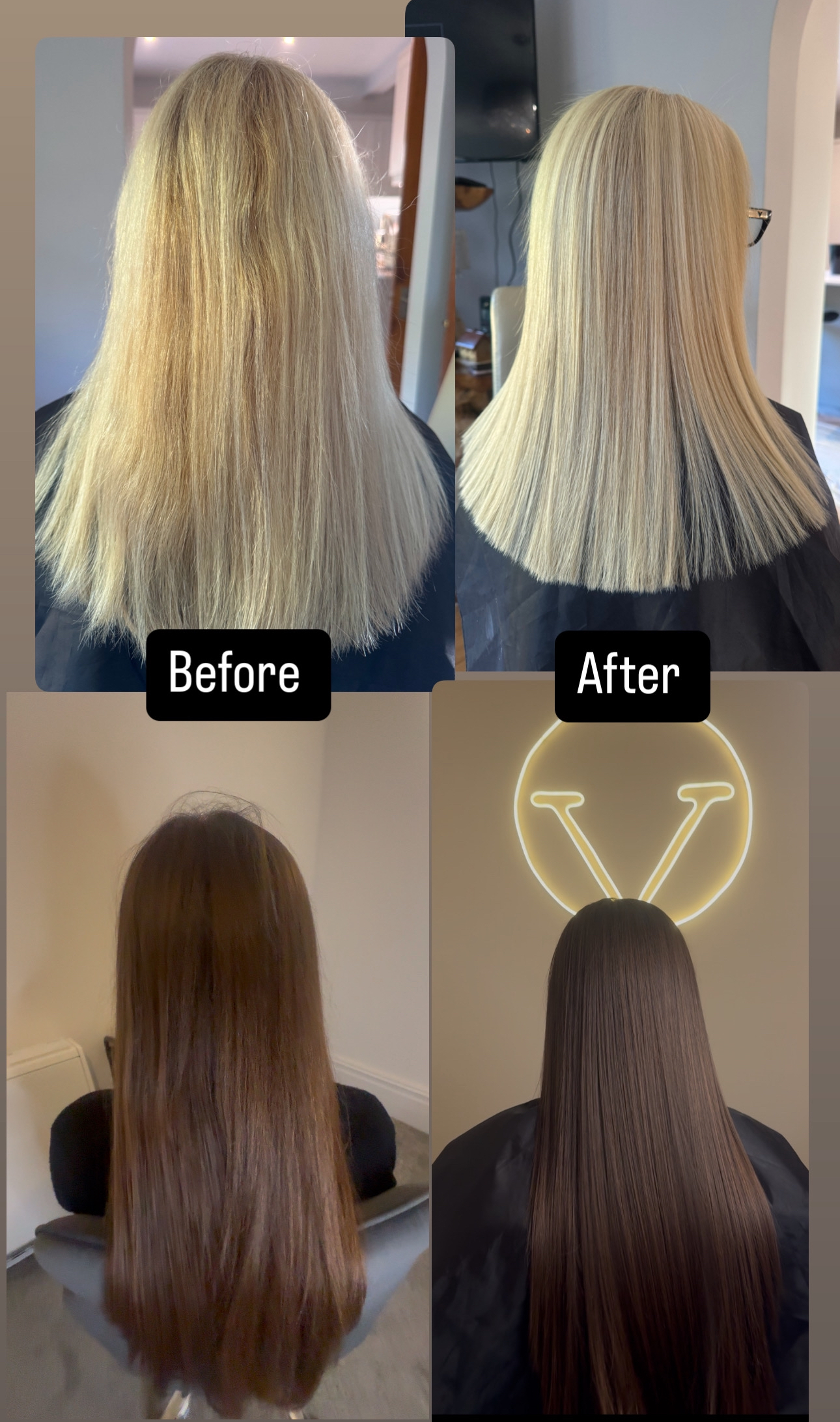 Hair transformation: Before and After Keratin